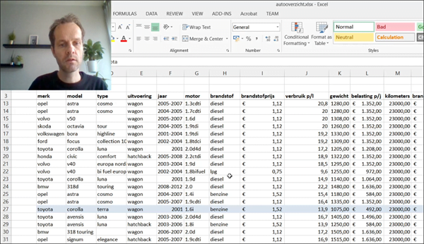 Softwaresimulatie - schermafbeelding OBS 1.0